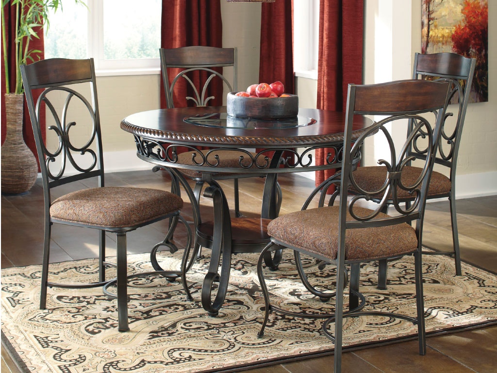 Ashley Dining Room Table & 4 Side Chairs DIPKASD329A American Factory