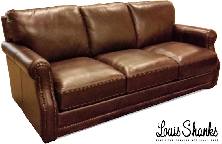 Flexsteel Living Room Chandler Leather Sofa 1365-31 - Louis Shanks - Austin, San Antonio TX