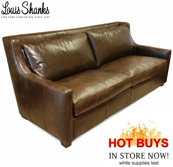 southern furniture company living room salina leather sofa 32011-x