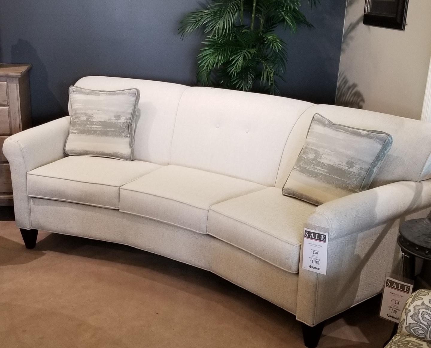 Marshfield Furniture Living Room CONVERSATION SOFA, AS SHOWN FABRIC