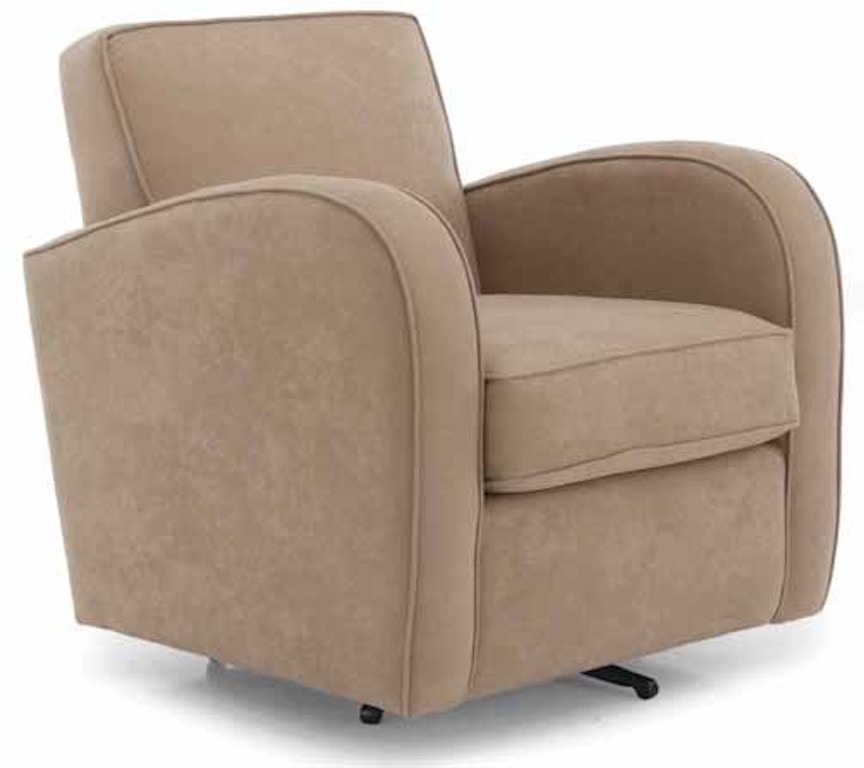 Decor-Rest Living Room Fabric Upholstrey Swivel Chair 2363 - Cozy