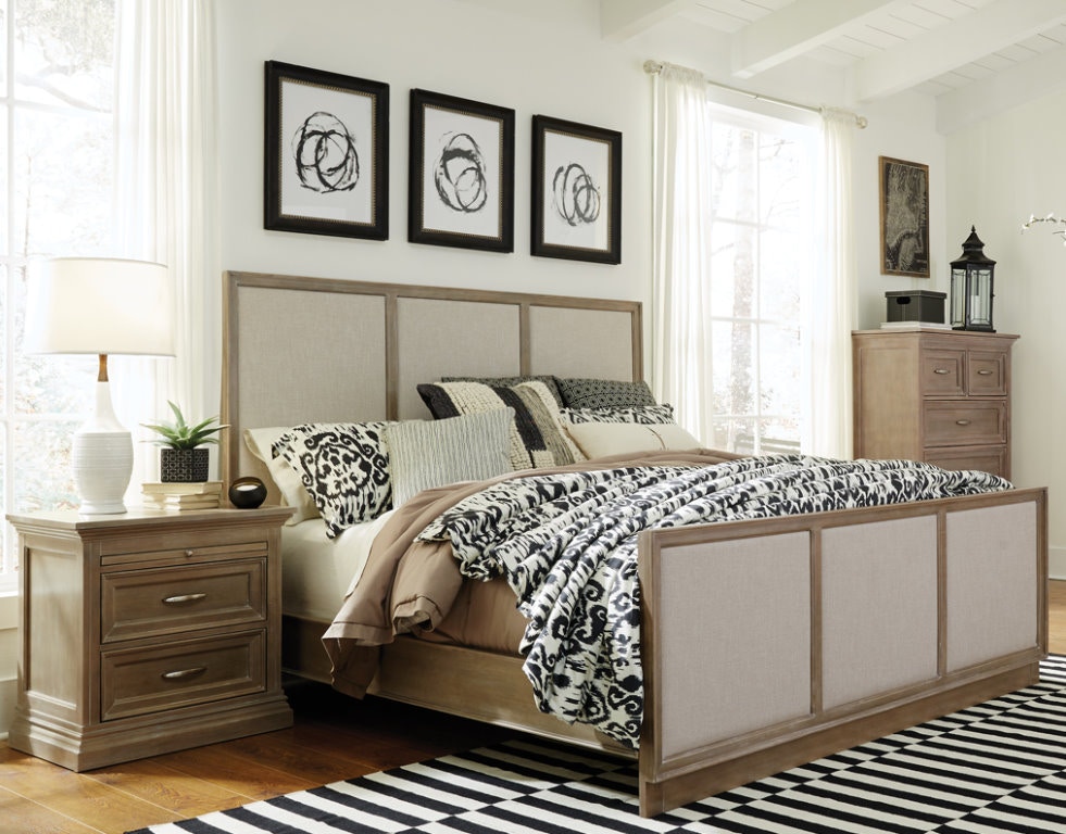 John Thomas Bedroom Solid Wood Sonoma Queen bed BD09301QN Woodworks
