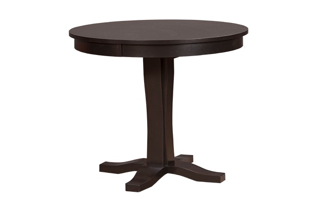 Dine-Art Dining Room Round table with small Tulip pedestal base 3535