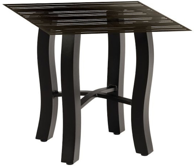 Woodard Patio Furniture Tri-Slat Patio End Table 5P2400/02621-03