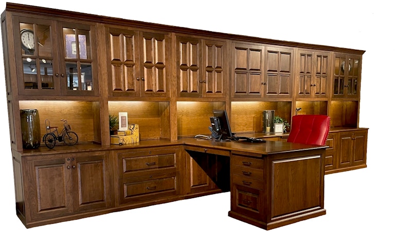 Woodley Brothers Mfg. Coal Creek Home Office Customizable Coal Creek Office System