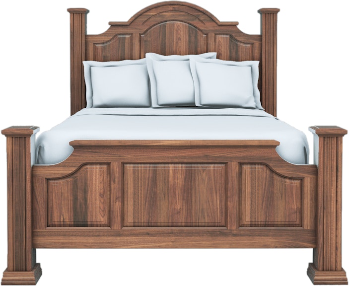 Woodley Brothers Mfg. May Valley Monticello Bed MVR-MONBEDRLFB