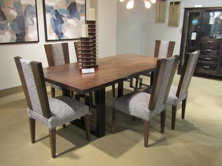 Country View Woodworking Omaha Live Edge Dining Collection OM-LE