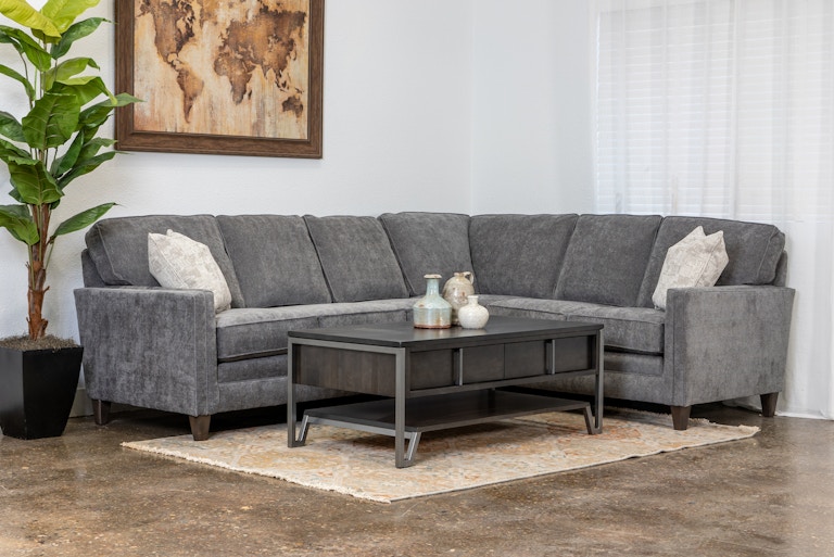 Smith Brothers Fabric Sectional 3131 2Pc