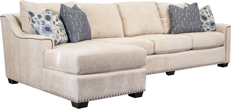 Smith Brothers 2 piece Sofa/Chaise 9142