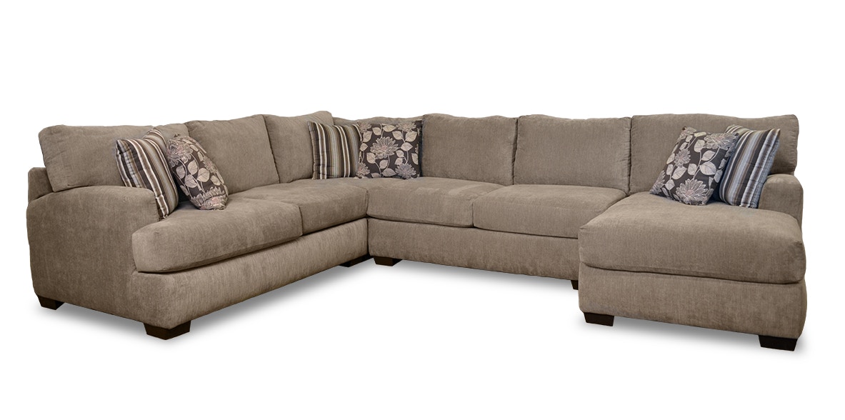 Chesapeake Living Room Josephine 4 Piece Sectional G62210 Kittle's