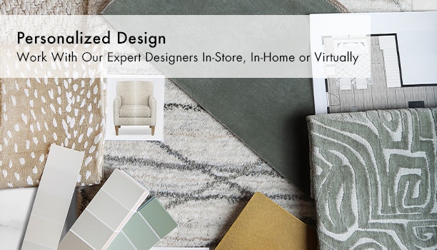 Interior Design Fabrics and Finishes. Our experts are here for you, in home, in store, or virtually