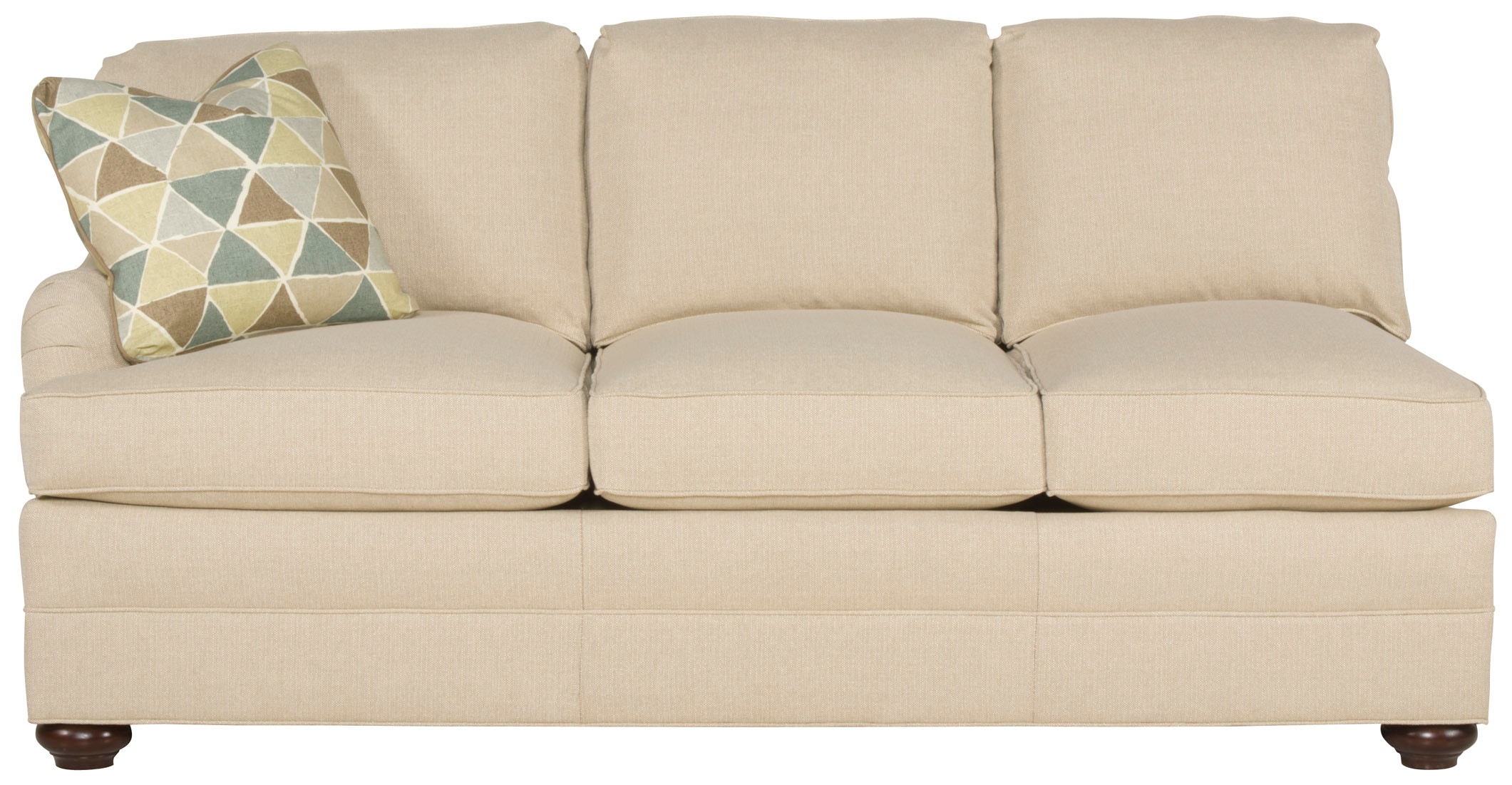 Vanguard Living Room East Lake Left Arm Sofa 603LAS Hickory