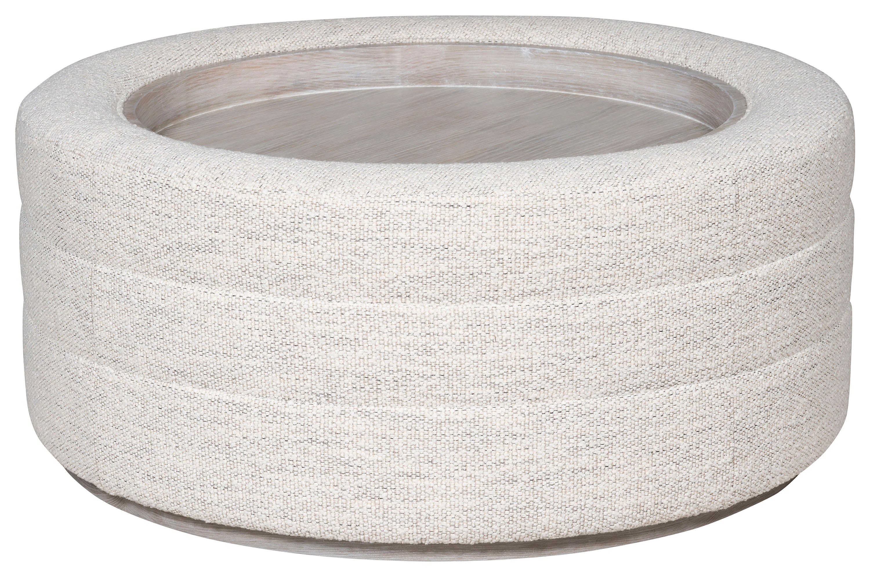 Vanguard Furniture Boyden Round Ottoman with Wood Tray 9084Z-RO