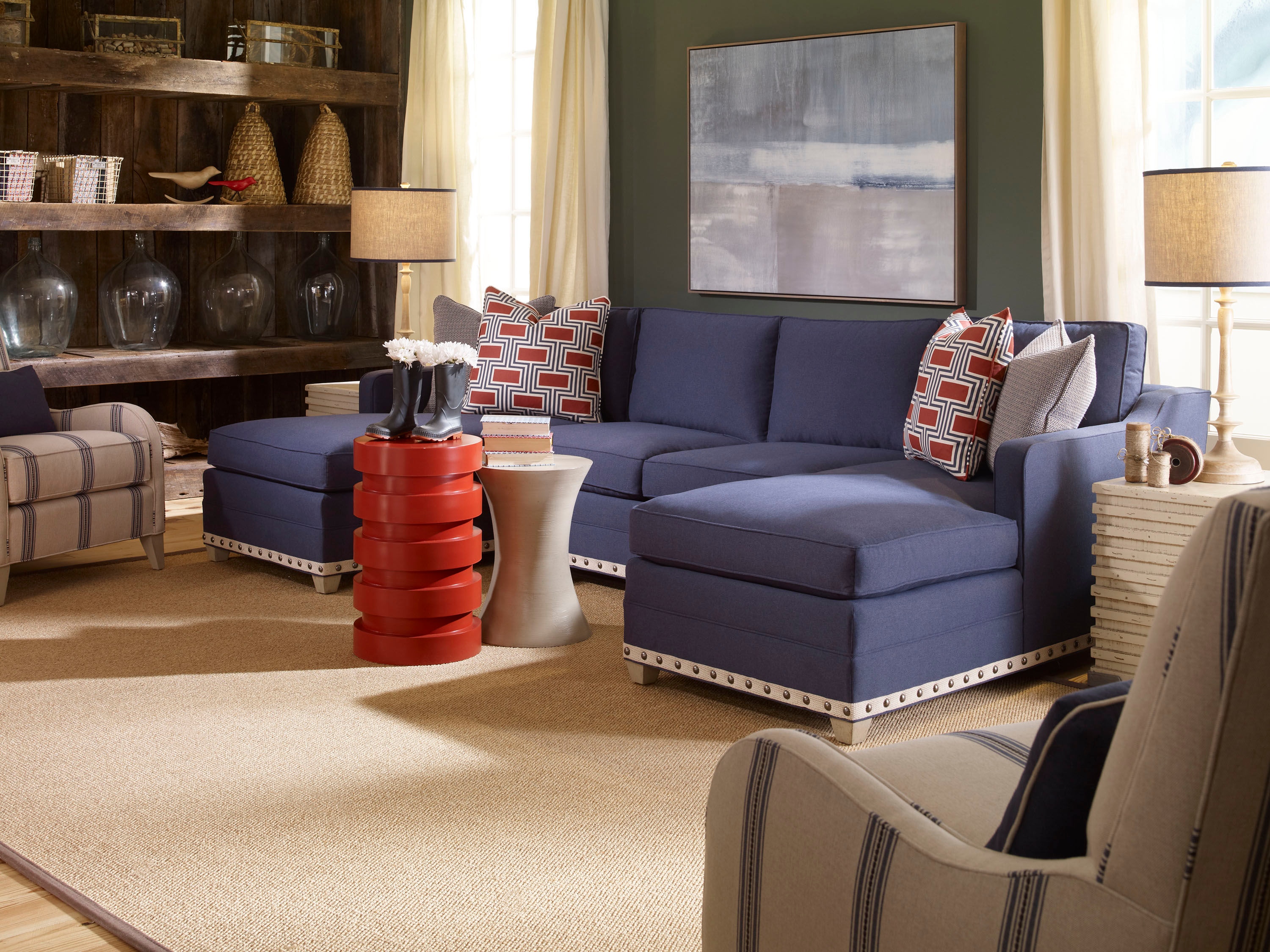 Vanguard Living Room Stanton Armless Loveseat 647 Als Ivy Interiors Salt Lake City Ut