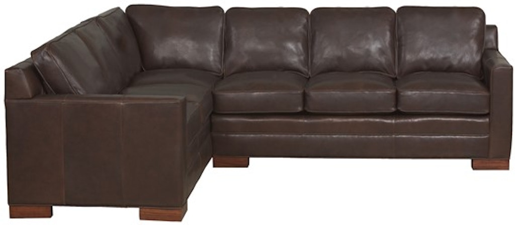 vanguard leather sectional sofa