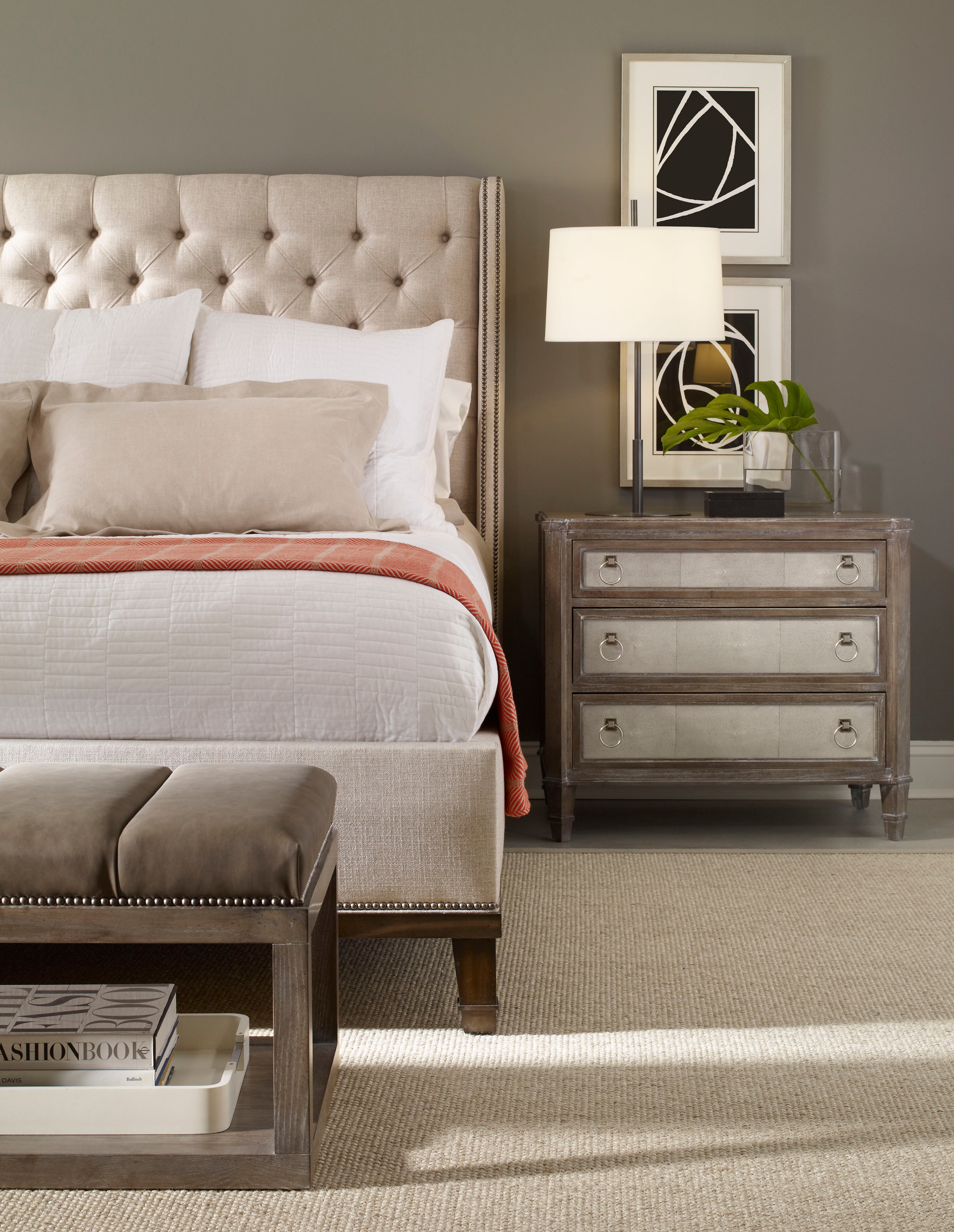 Vanguard Bedroom Cleo King Bed W521KHF Hickory Furniture Mart