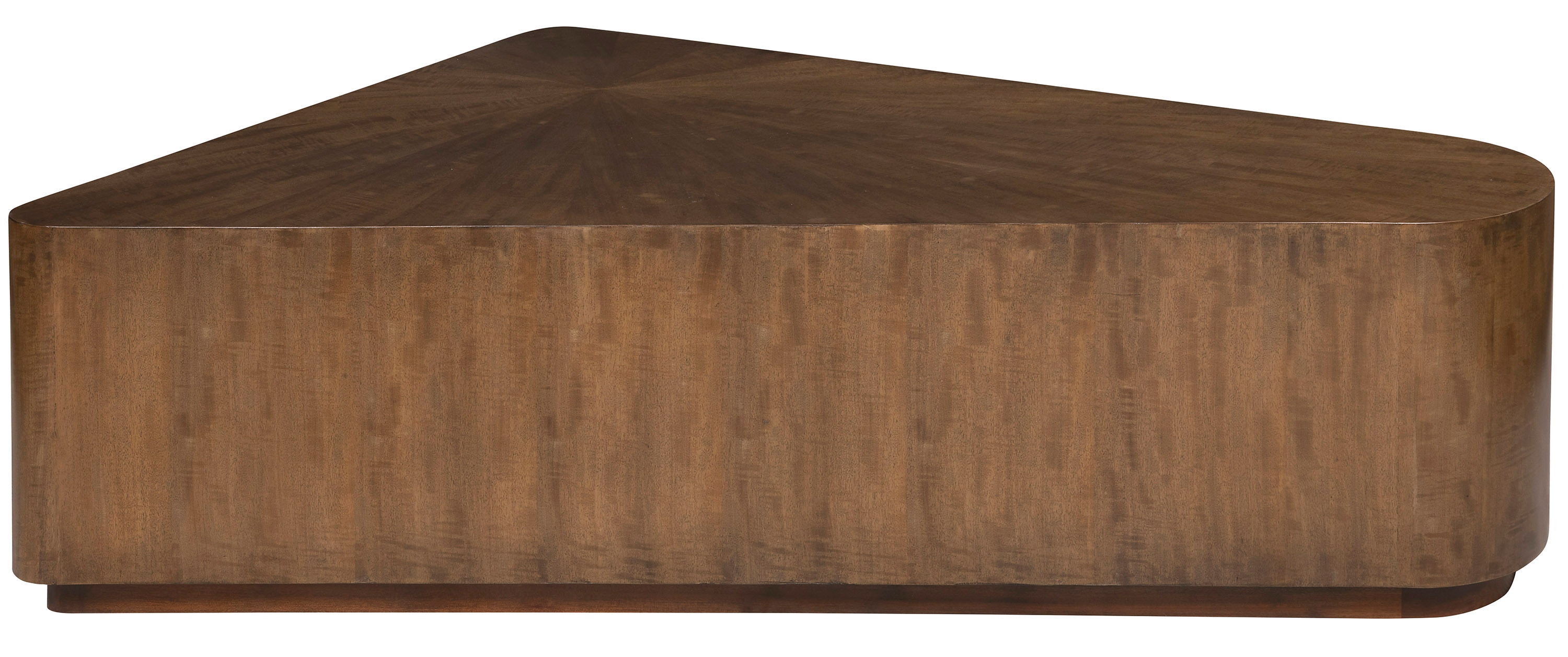  Grove - Anegre Triangle Shaped Cocktail Table 