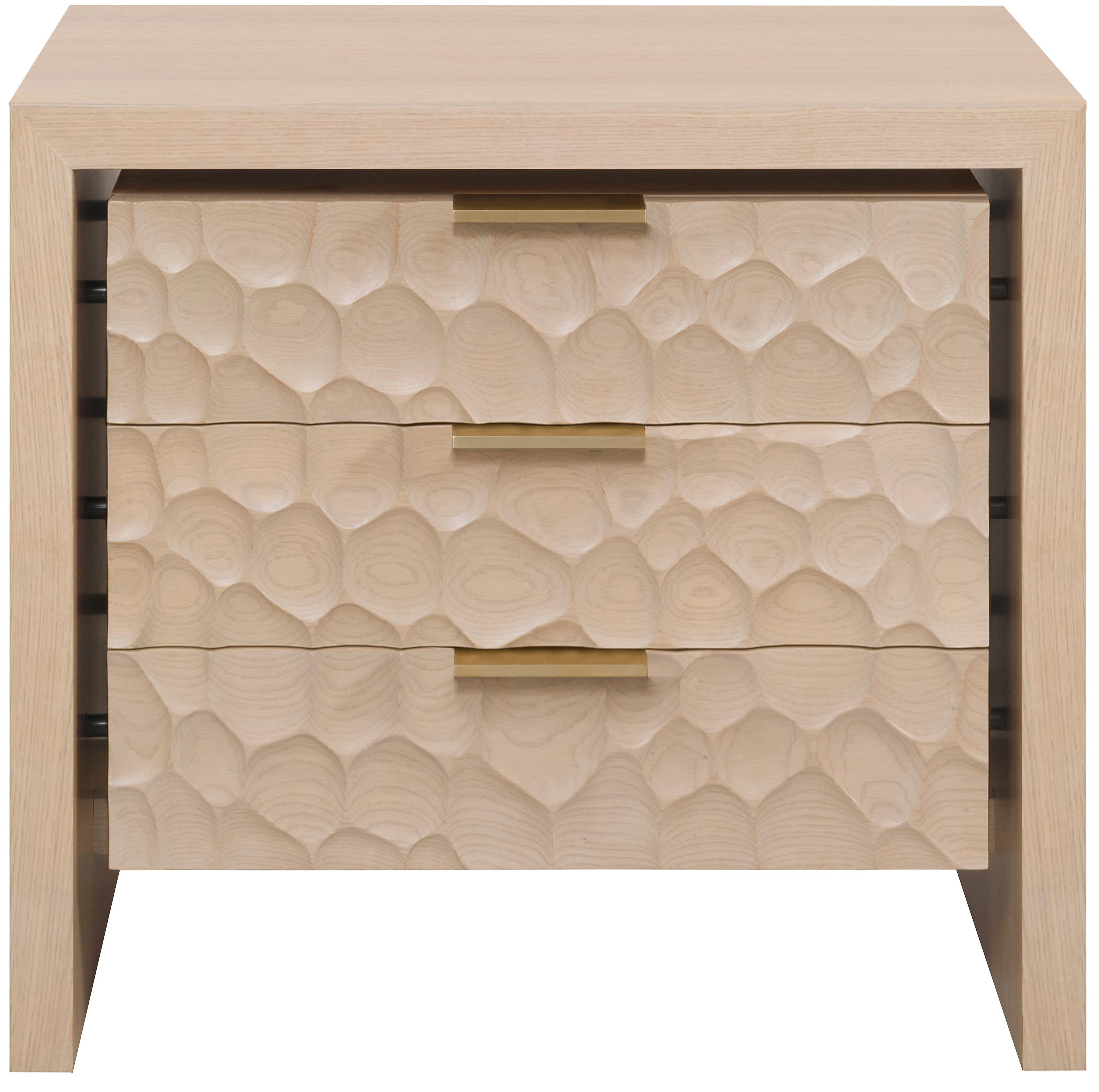  Three Drawer Nightstand 