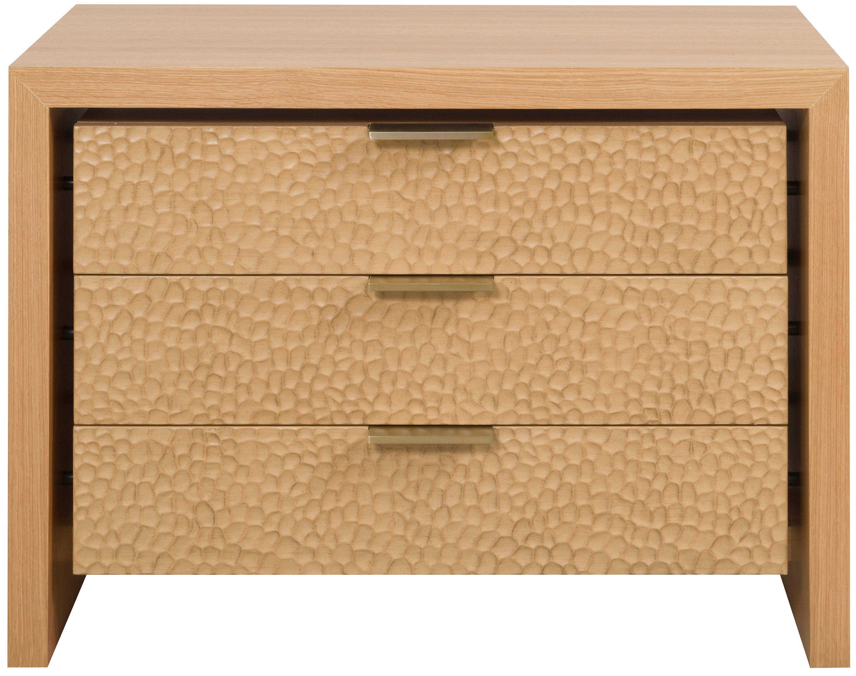  Large 3 Drawer Nightstand 