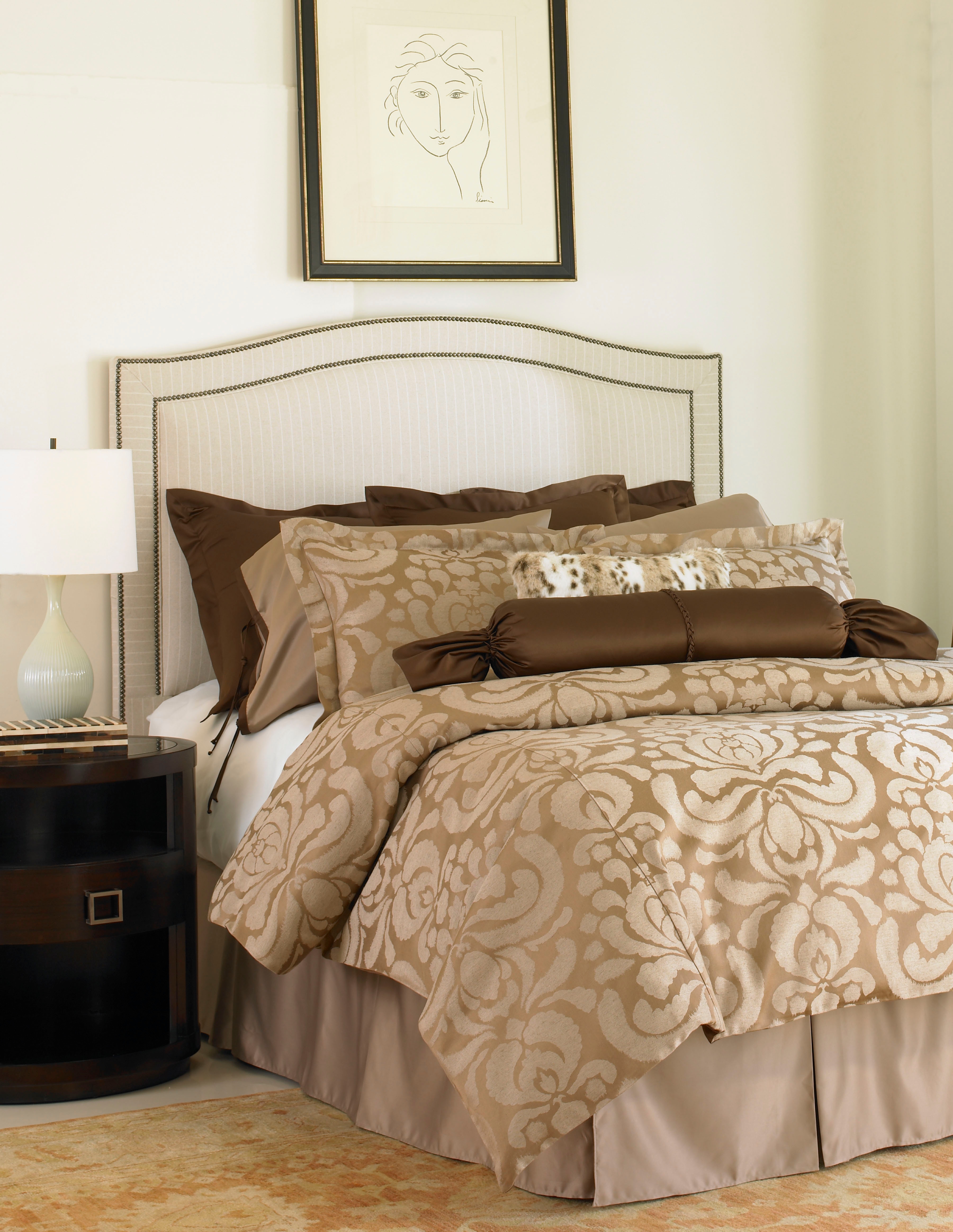 Vanguard Bedroom Caroline/Casey Queen Headboard 509BQH Stowers