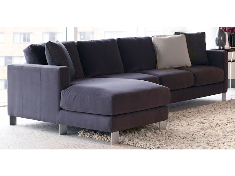 American Leather Living Room Alessandro Sectional Urban