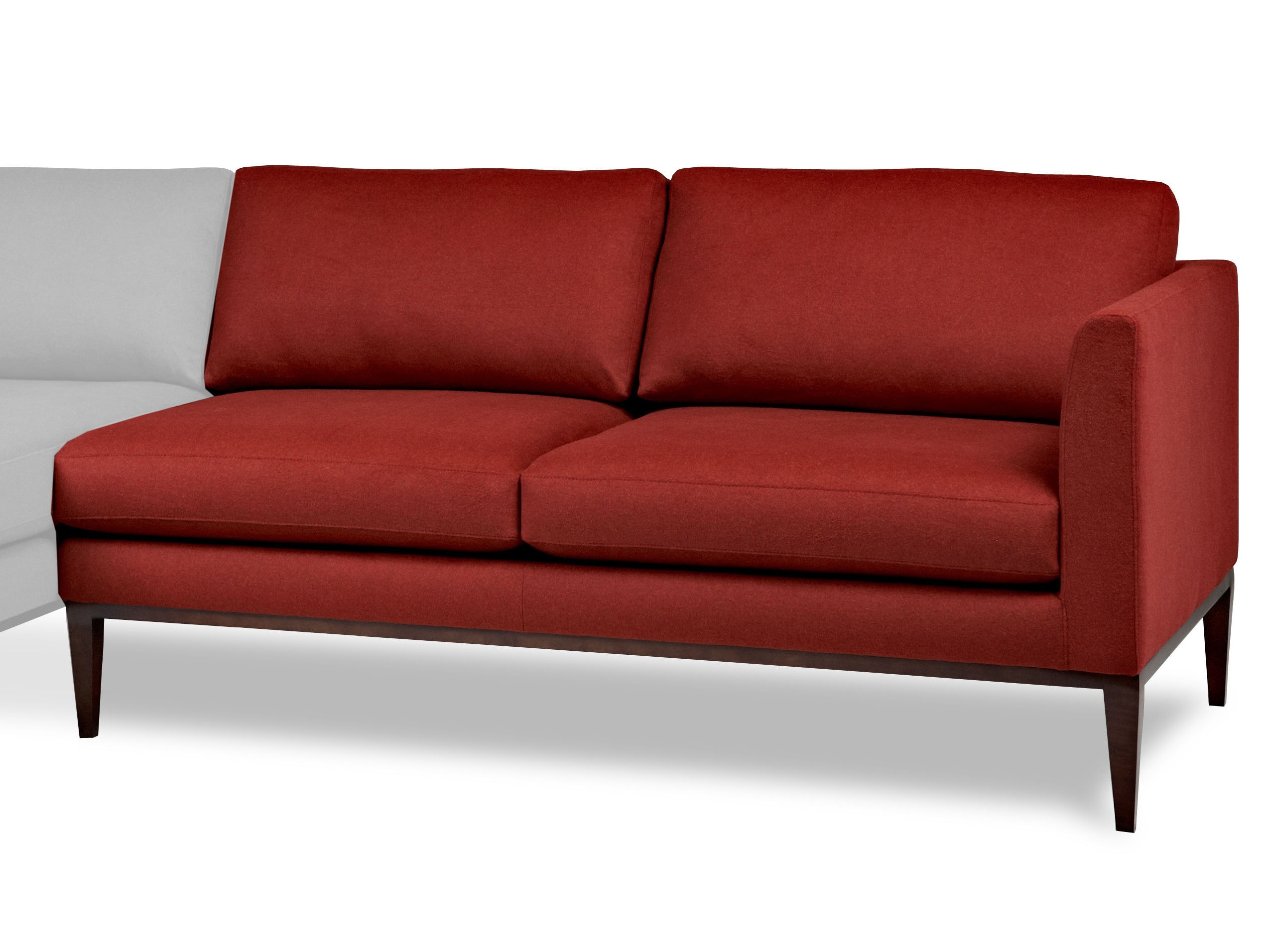 American Leather Living Room Henley Left Arm Seating Two Cushion Sofa