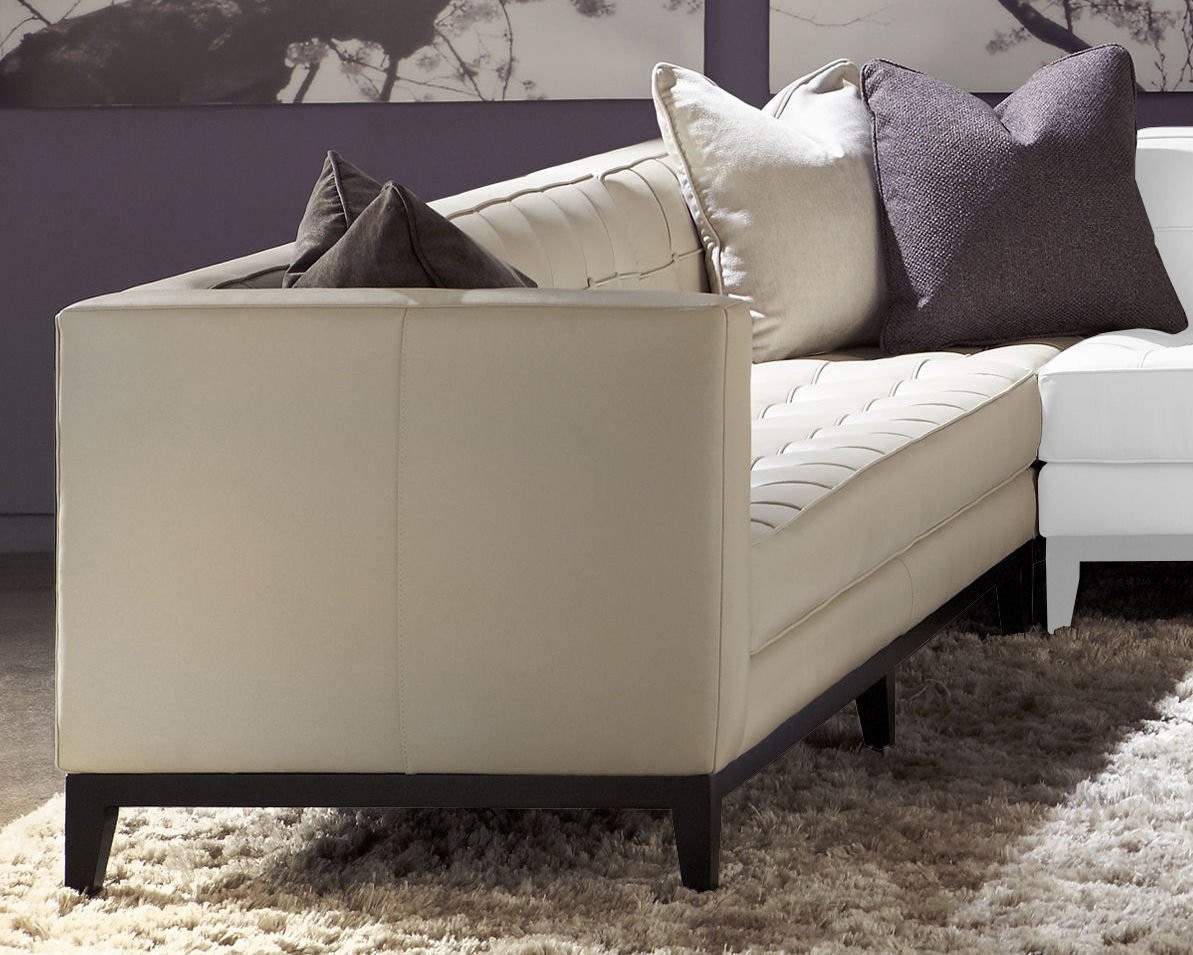 American Leather Living Room Luxe Right Arm Seating Square Corner Return Sofa LUXSQSRA Wells