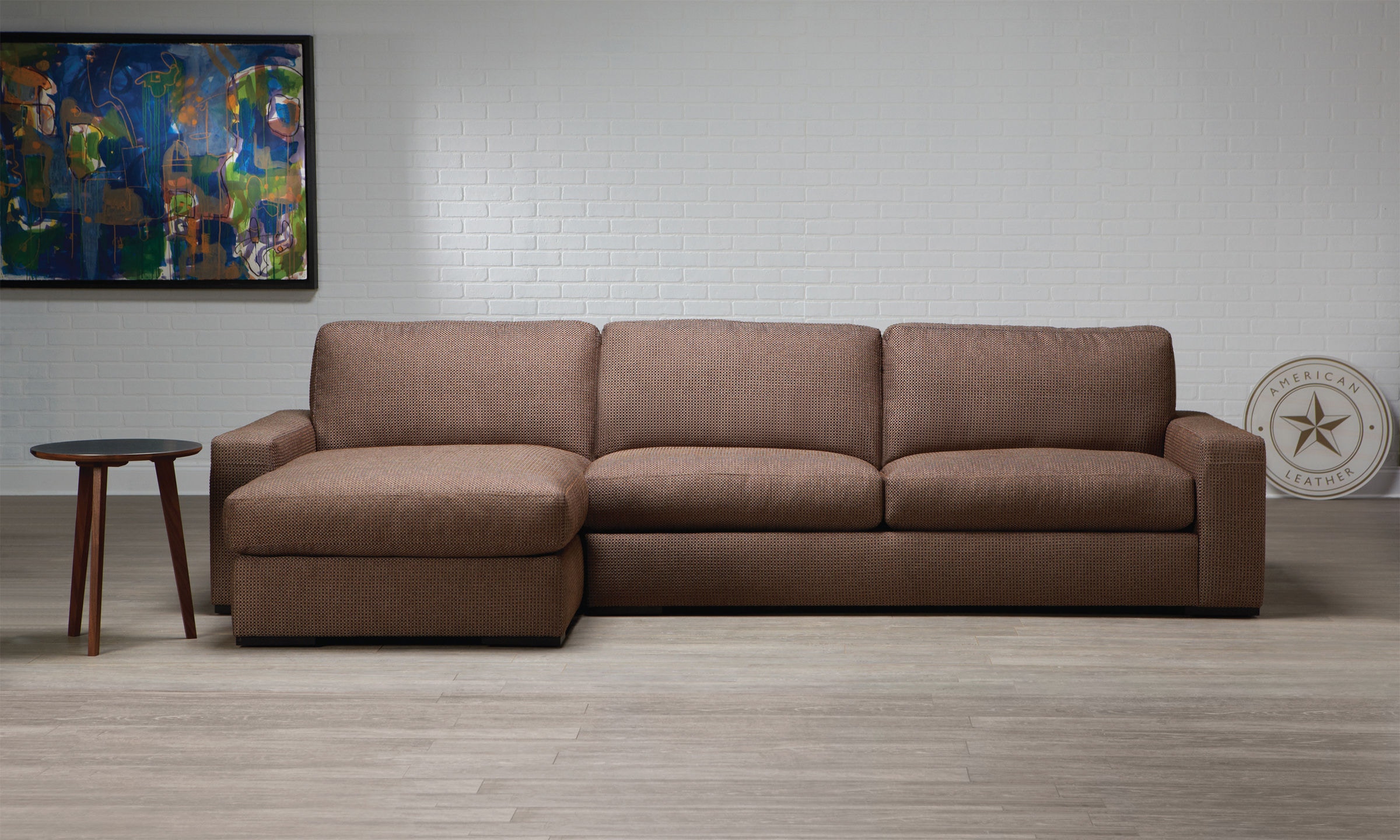 American Leather WestchesterSectional Living Room