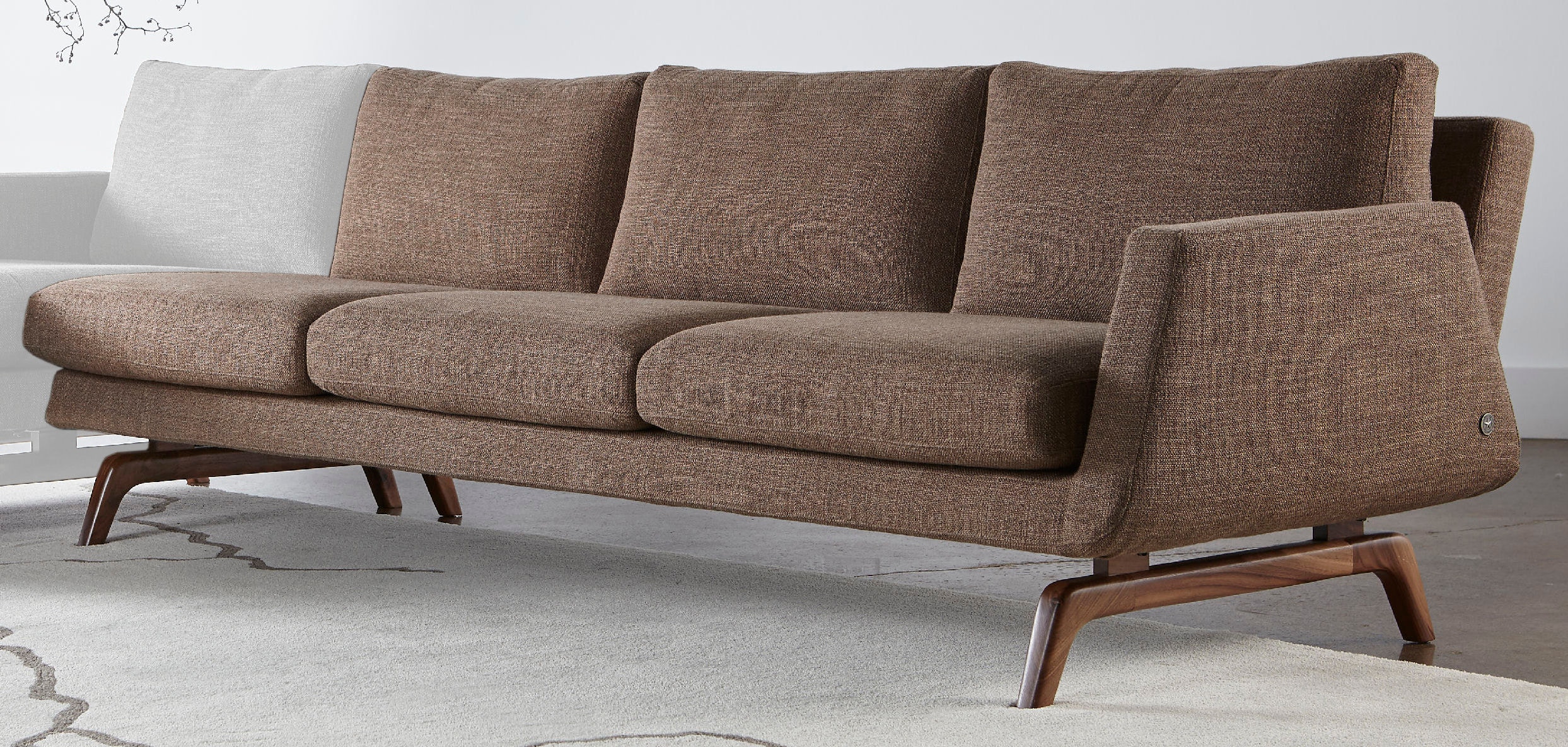 American Leather Living Room Left Arm Seating Sofa Nsh So3 La