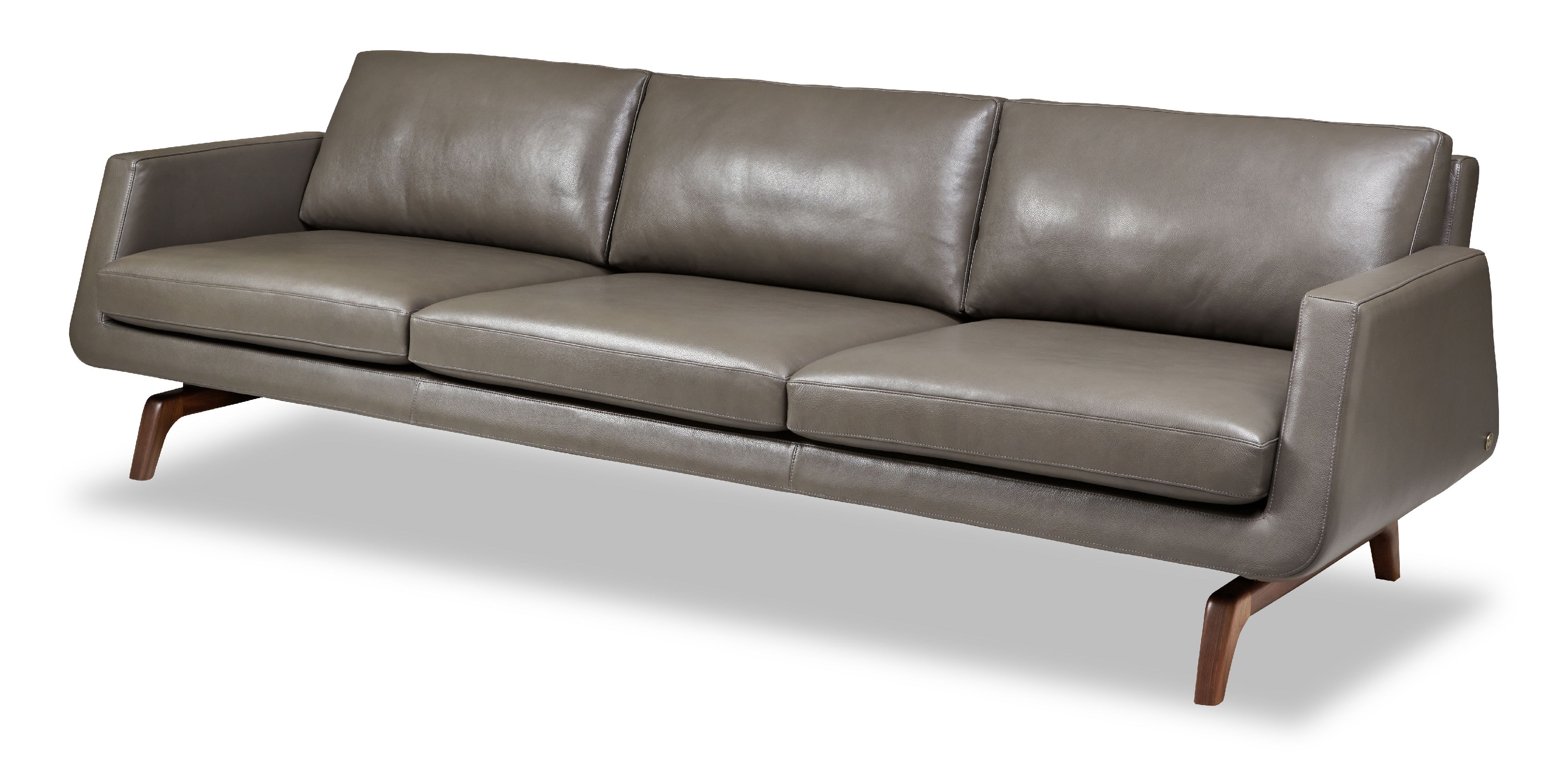 American Leather Living Room Nash Three Cushion Sofa NSHSO3ST  Bacons Furniture  Port 