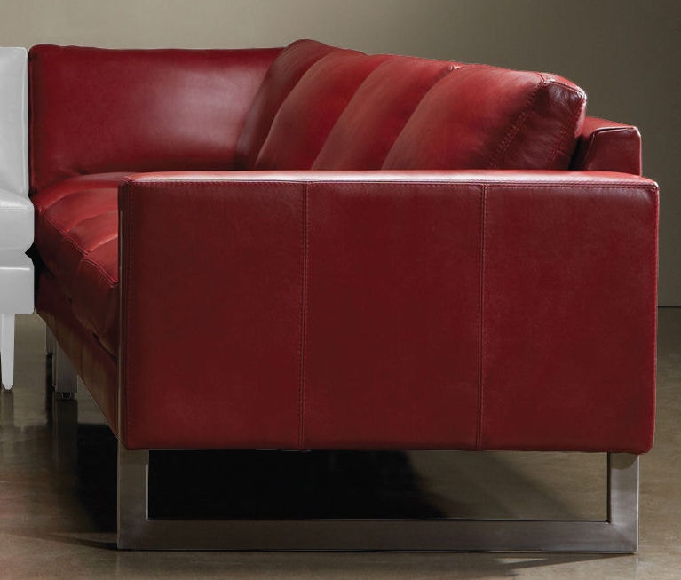 American Leather Living Room Savino Left Arm Seating Square Corner