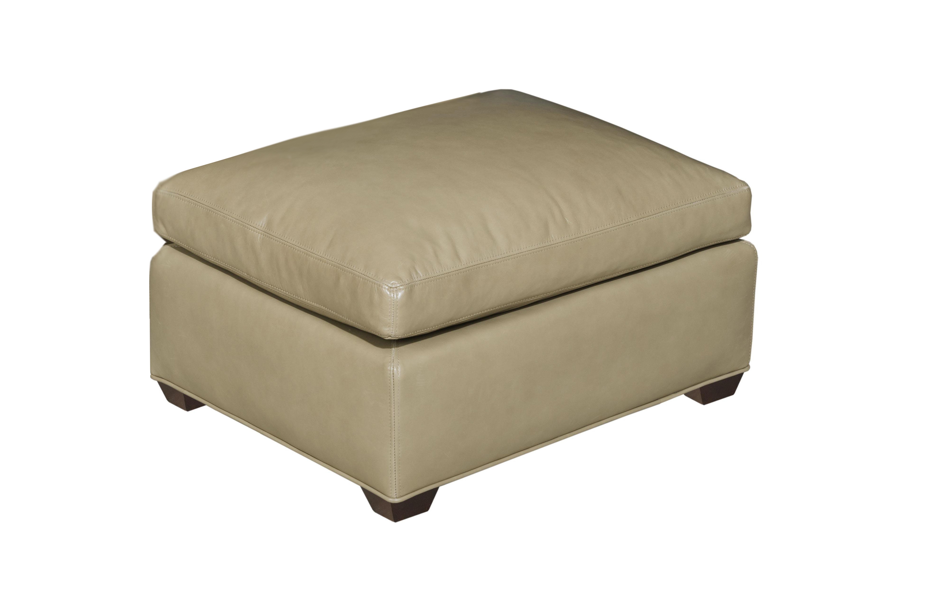 Leathercraft by OHD Caster Ottoman 277C-O