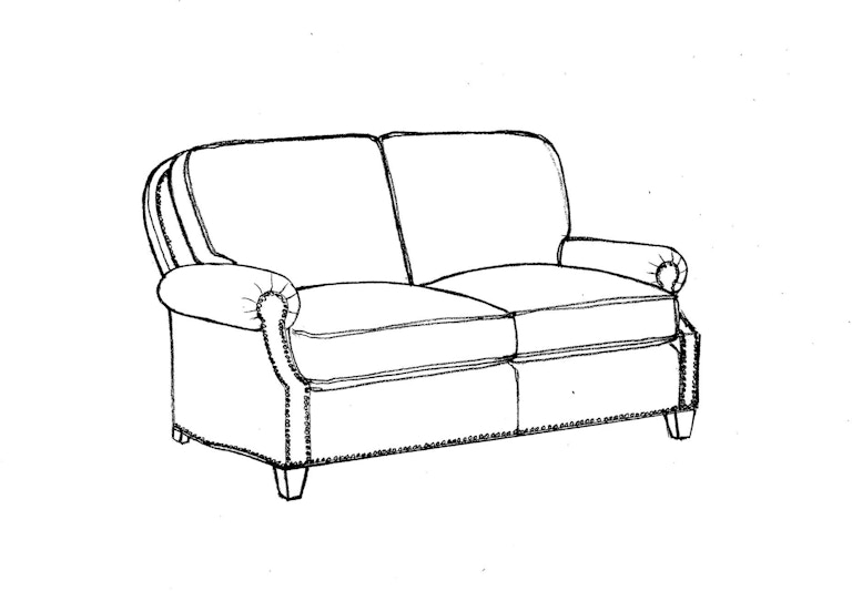 Our House Designs Cavendish Loveseat 441-62