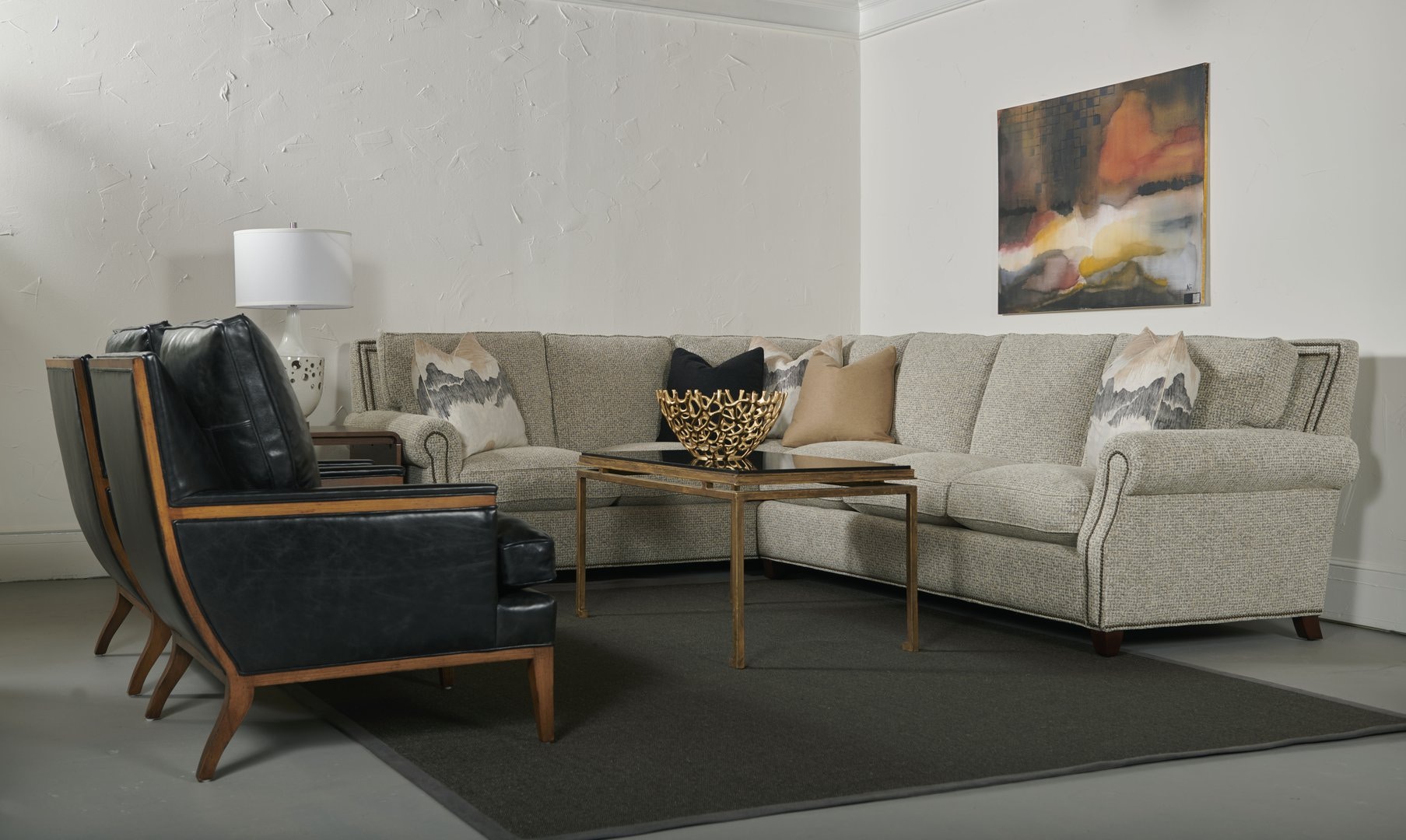 Leathercraft by OHD Finsbury Sectional 510-Sectional