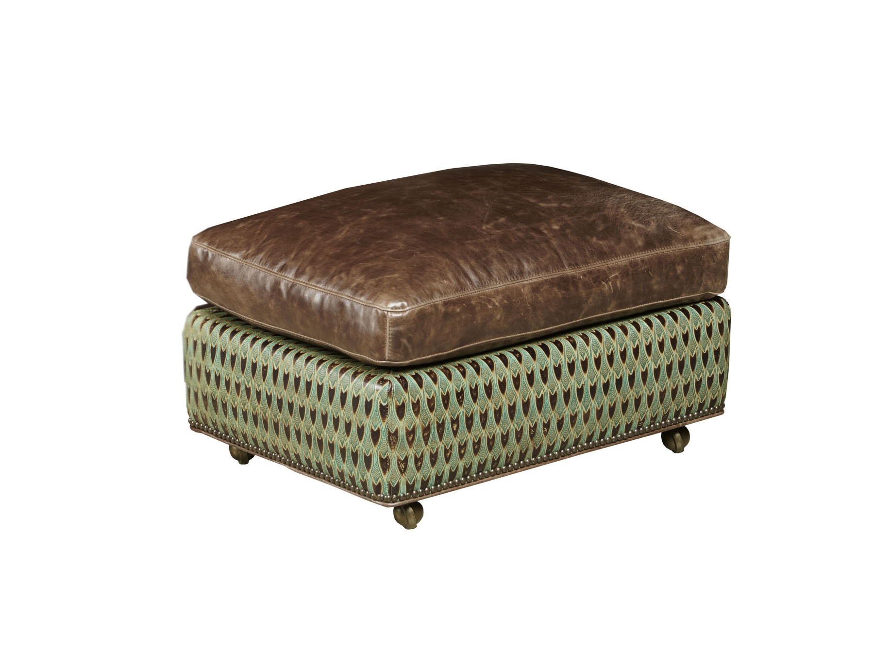 Our House Designs Caster Ottoman 598 C 0