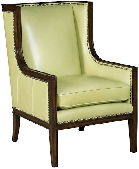 Our House Designs Napa Valley Wing Wood Trimmed Wing Chair 710