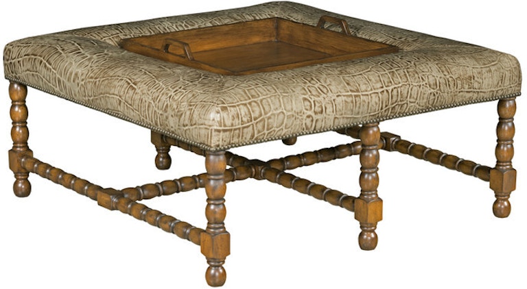 Our House Designs Hyde Park Tray Cocktail Ottoman 728-T0