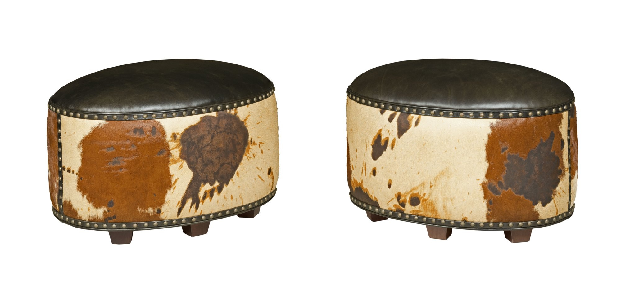 Leathercraft by OHD Bunching Ottoman 736-0