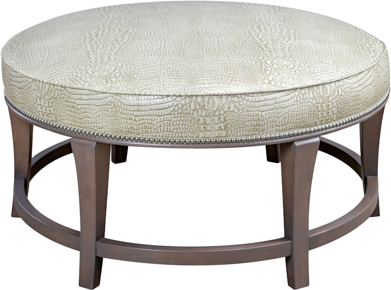 Our House Designs Wexford Circle Cocktail Ottoman 742-0