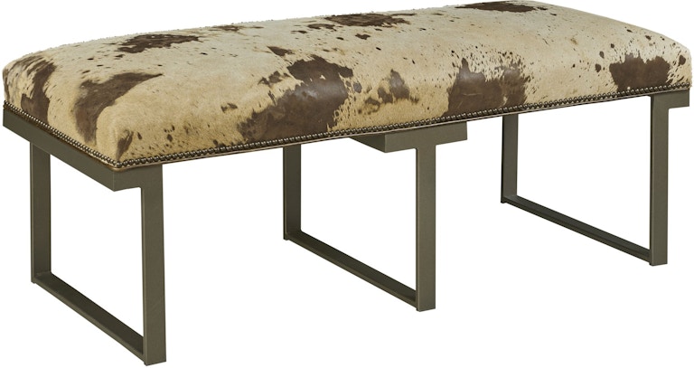Our House Designs Friars Hall Bench Bench with Metal Base 745-0AB