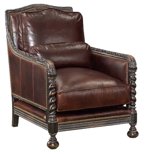Our House Designs Living Room Wood Carved Chair 841 Lenoir Empire Furniture Johnson City, TN