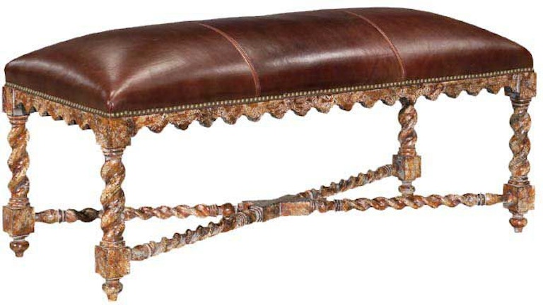 Our House Designs Gainsborough Wood Carved Bench 856-0