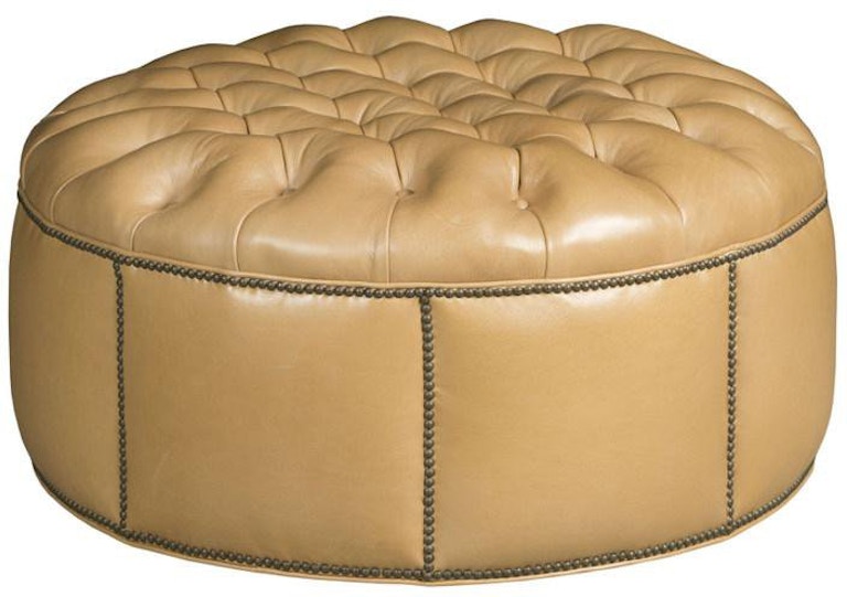 Our House Designs Continuation Caster Cocktail Ottoman with Hand Tufted Top 893C-0