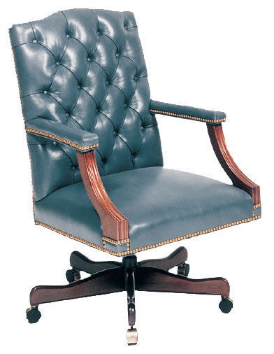 Leathercraft by OHD Executive Swivel with Hand Tufted In Back GT-109-S