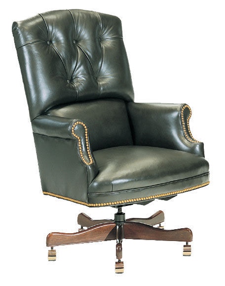 Leathercraft by OHD Executive Swivel with Pull Button Top Bustle GT-199-S