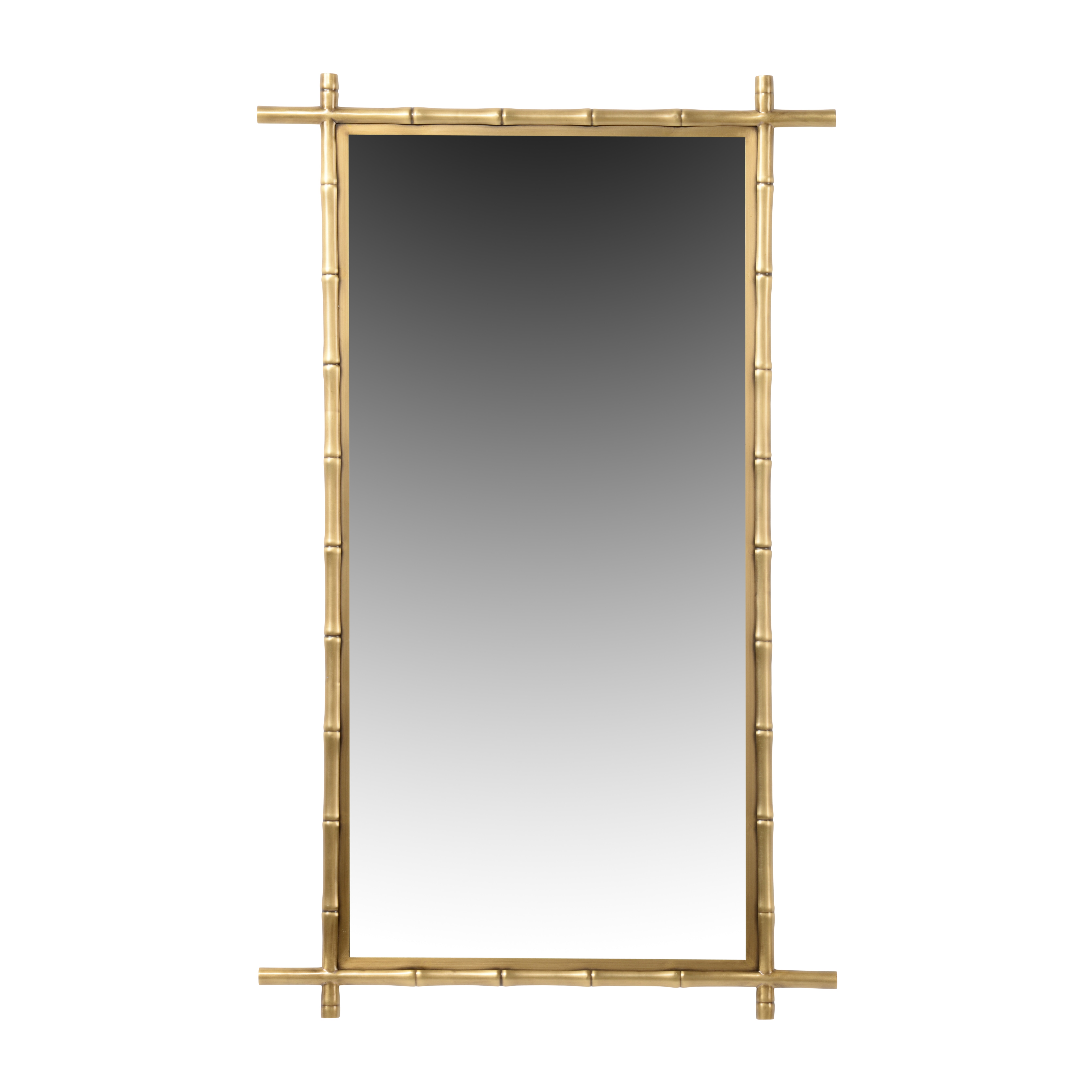 Wildwood Bamboo Mirror - Brass 