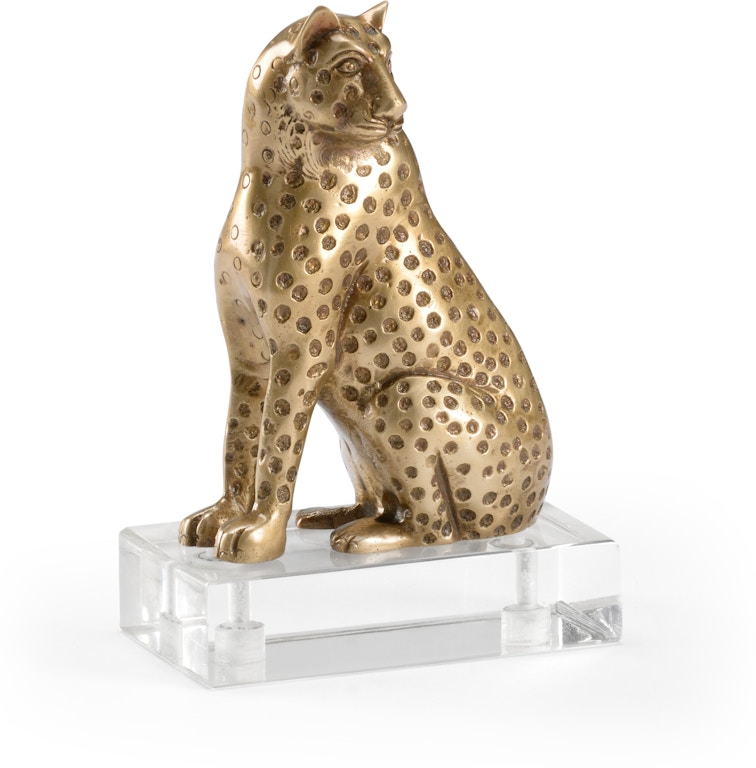 Brass Cheetah Ornament