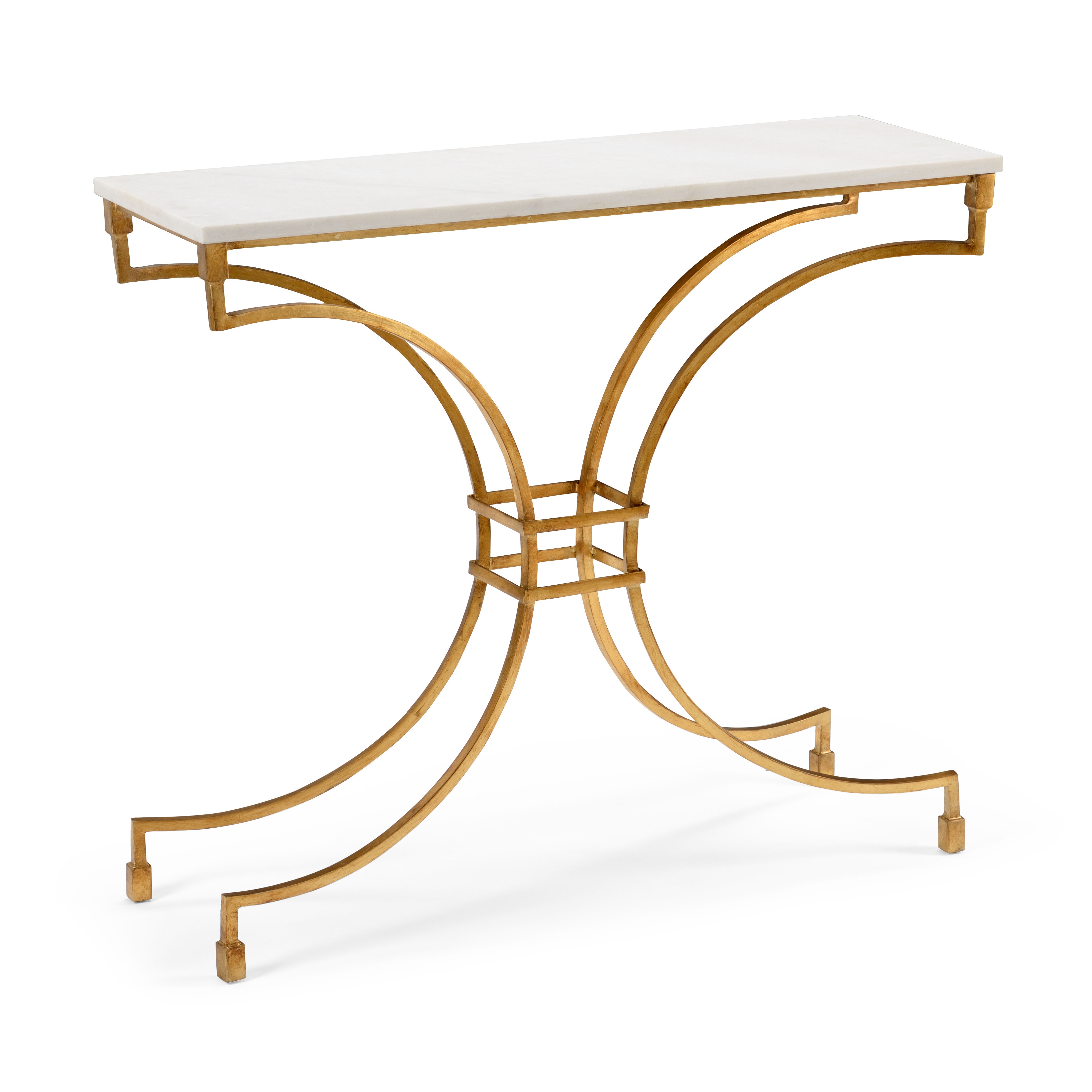Wildwood Living Room Kara Console Table Gold 490057 McLaughlins