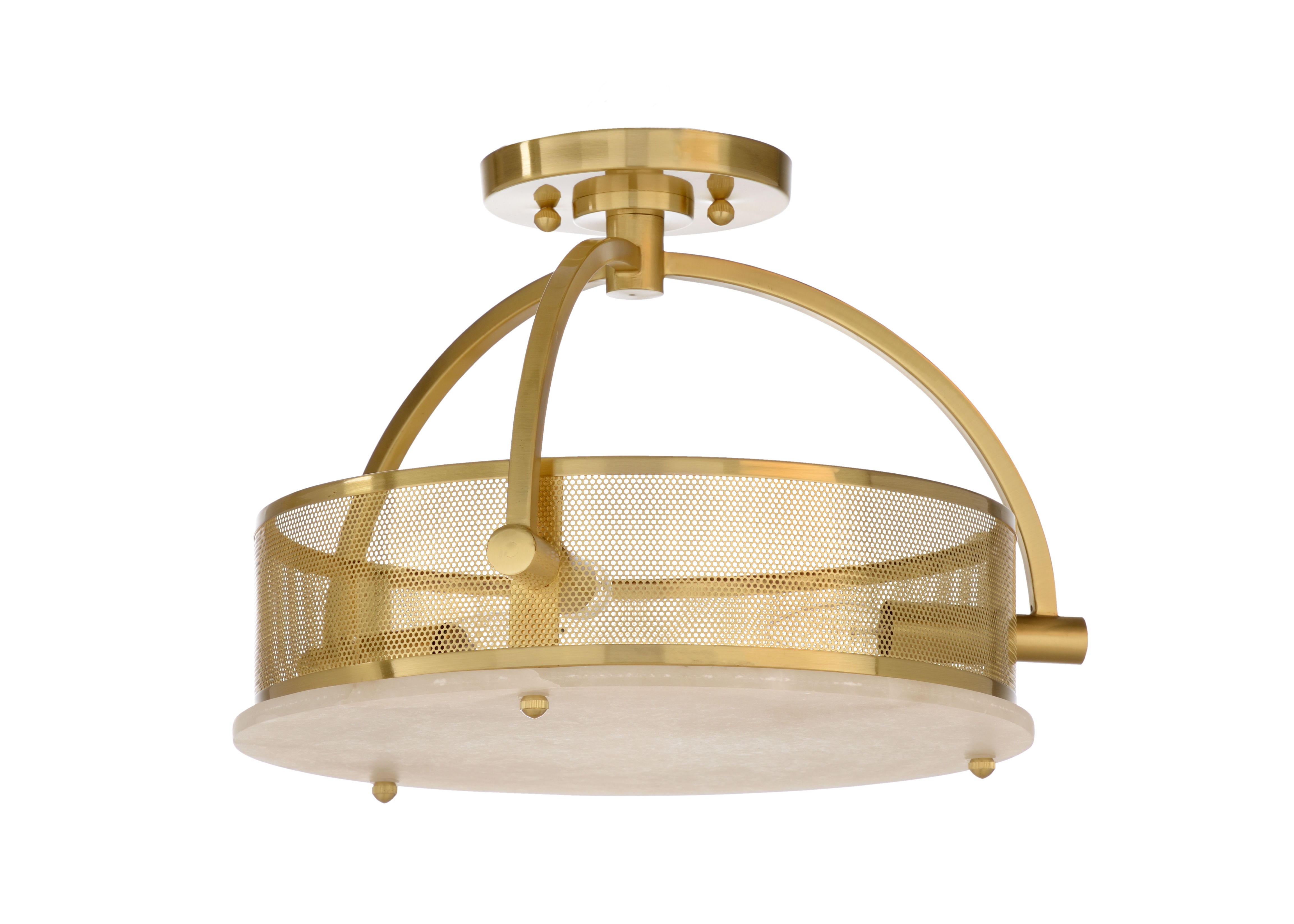 アーモンドアイ Wildwood Ceiling Lights Moon Ceiling Light - Brass 67232 - Ariana