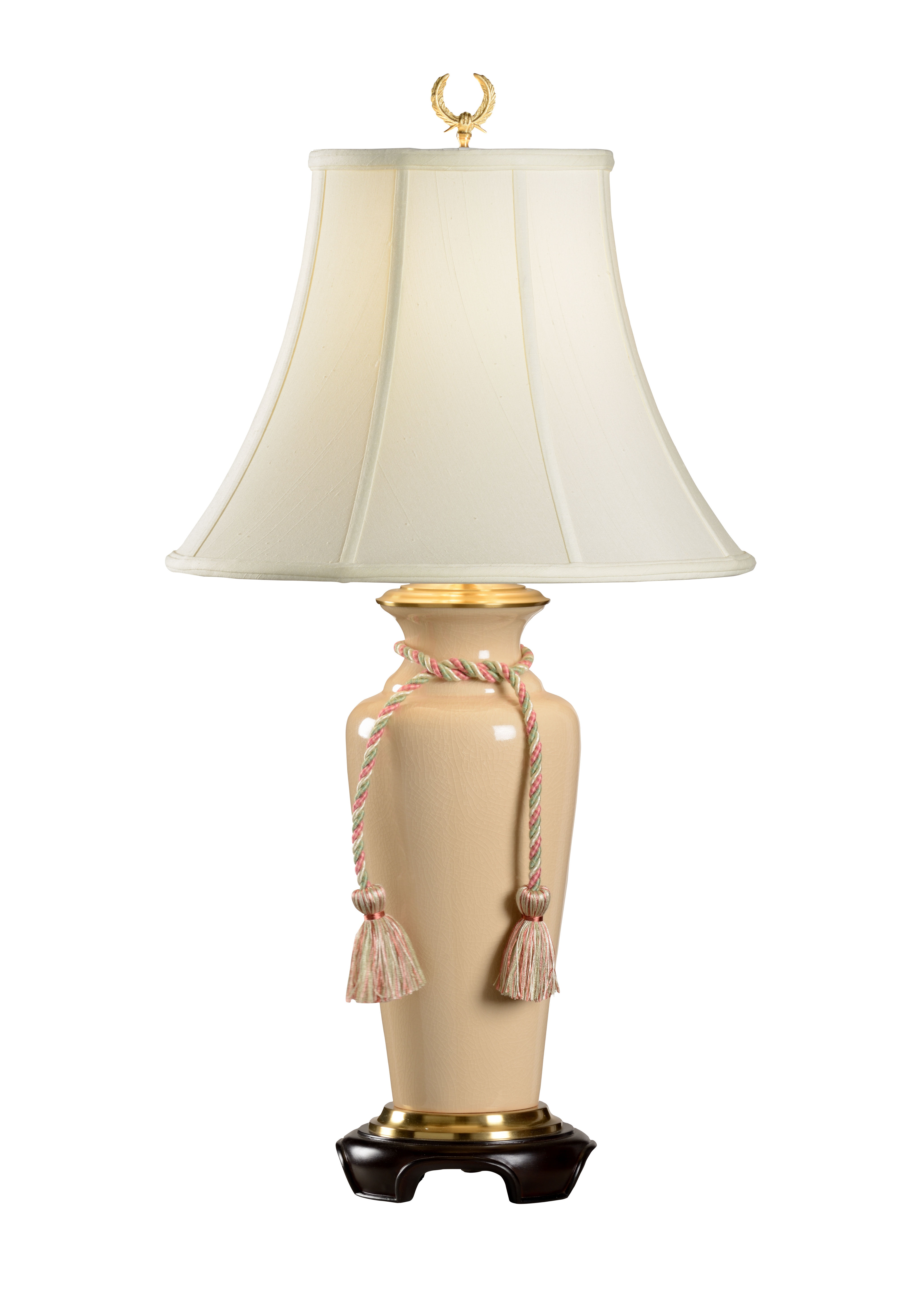 Wildwood Buff Crackle Porcelain Floor Lamp